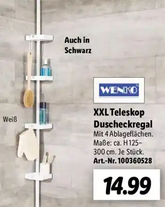 Lidl Wenko XXL Teleskop Duscheckregal Angebot