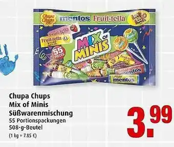 Markant Chupa Chups Mix Of Minis Süßwarenmischung Angebot