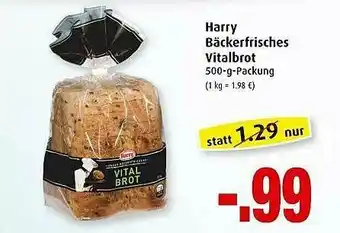 Markant Harry Bäckerfrisches Vitalbrot Angebot