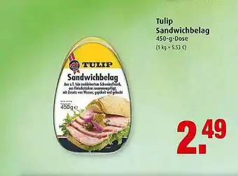 Markant Tulip Sandwichbelag Angebot