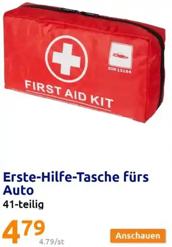 Action Erste Hilfe Tasche fürs Auto 41-teilig Angebot