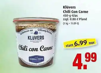 Markant Klüvers Chili Con Carne Angebot