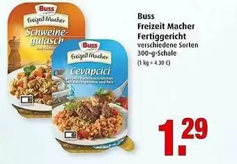 Markant Buss Freizeit Macher Fertiggericht Angebot