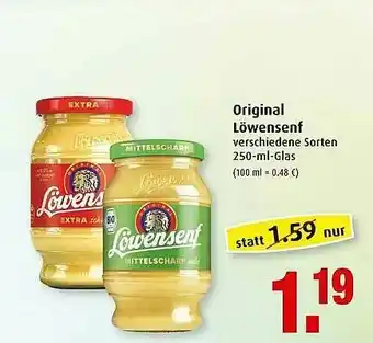 Markant Original Löwensenf Angebot