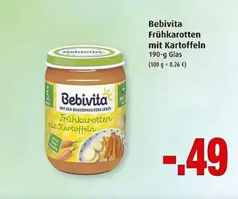 Markant Bebivita Frühkarotten Mit Kartoffeln Angebot