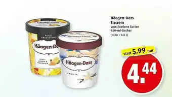 Markant Häagen-dazs Eiscrem Angebot