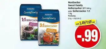 Markant Nordzucker Sweet Family Gelierzucker 3:1 Oder Gelierzucker 1:1 Angebot