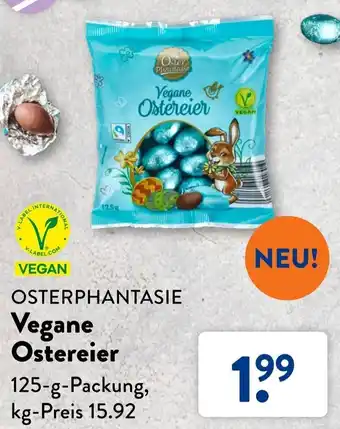 Aldi Süd Osterphantasie Vegane Ostereier 125 g Packung Angebot