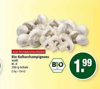 Markant Bio Kulturchampignons Weiß Angebot