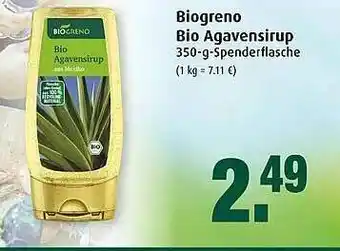 Markant Biogreno Bio Agavensirup Angebot