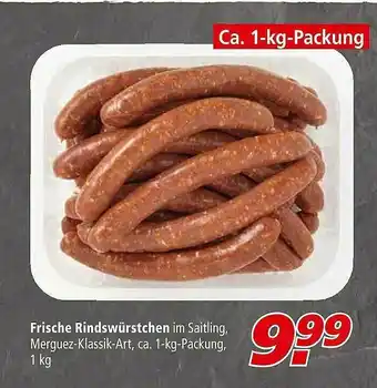 Marktkauf Frische Rindswürstchen Angebot