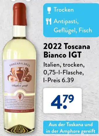 Aldi Süd 2022 Toscana Bianco IGT 0,75 L Flasche Angebot