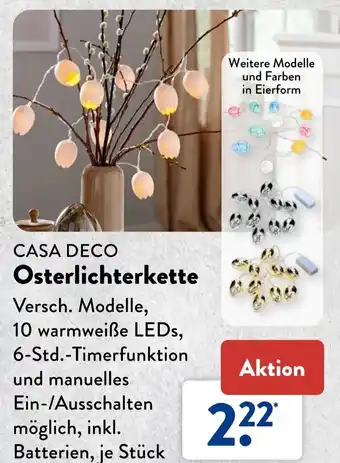 Aldi Süd Casa Deco Osterlichterkette Angebot