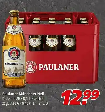 Marktkauf Paulaner Münchner Hell Angebot