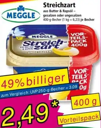 Norma Meggle Streichzart 400 g Becher Angebot