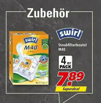 Marktkauf Swirl Staubfilterbeutel Angebot