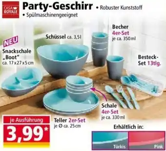 Norma Casa Royale Party Geschirr Angebot