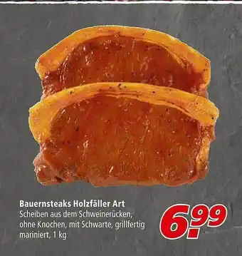 Marktkauf Bauernsteaks Holzfäller Art Angebot