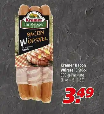 Marktkauf Kramer Bacon Würstel Angebot