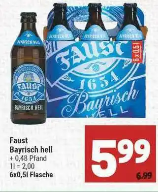 Marktkauf Faust Bayrisch Helll Angebot