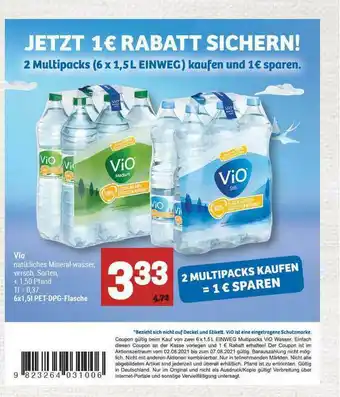 Marktkauf Vio Natürliches Mineral-wasser Angebot