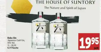 Marktkauf Roku Gin Japanese Craft Gin Angebot