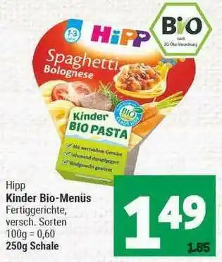 Marktkauf Hipp Kinder Bio-menüs Angebot