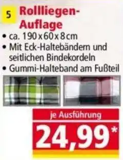 Norma Rollliegen Auflage Angebot