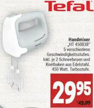 Marktkauf Handmixer „ht 450b38” Tefal Angebot