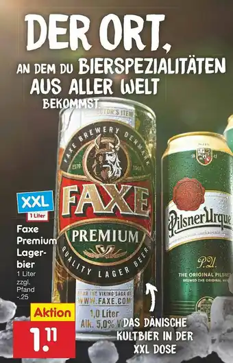 Netto Marken-Discount Faxe Premium Lagerbier Angebot