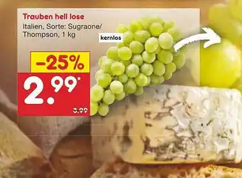 Netto Marken-Discount Trauben Hell Lose Angebot