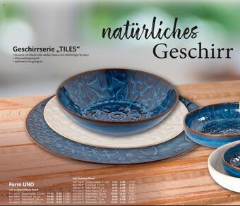 Selgros Geschirrserie TILES Angebot