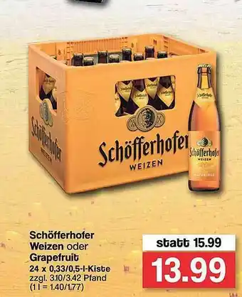 Famila Nord West Schöfferhofer Weizen Oder Grapefruit Angebot