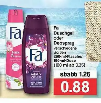 Famila Nord West Fa Duschgel Oder Deospray Angebot