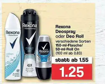 Famila Nord West Rexona Deospray Oder Deo Roll Angebot