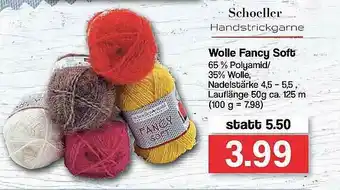 Famila Nord West Schoeller Handstrickgarne Wolle Fancy Soft Angebot