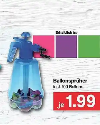 Famila Nord West Ballonsprüher Angebot