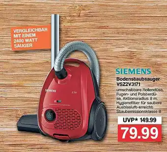 Famila Nord West Siemens Bodenstaubsauger Vsz2v3171 Angebot