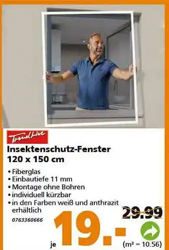 Globus Baumarkt Trendline Insektenschutz-fenster Angebot