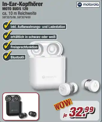 Poco Motorola In Ear Kopfhörer Moto Buds 120 Angebot