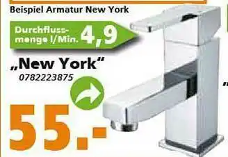 Globus Baumarkt Armatur „new York” Angebot