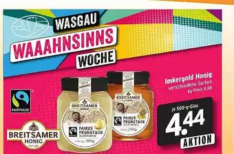 Wasgau Imkergold Honig Angebot