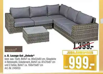 Hellweg Z. B. Lounge-set „oviedo” Haveson Angebot