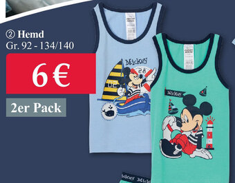 Woolworth Disney Hemd Gr. 92-134/140 Angebot