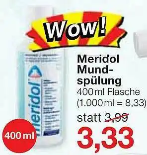 Jawoll Meridol Mund Spülung Angebot