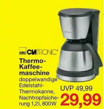 Jawoll Ctc Ciatronic Thermo Kaffeemaschine Angebot