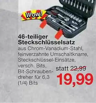 Jawoll 46-teiliger Steckschlüsselsatz Angebot