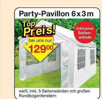 Jawoll Party Pavillon 6x3 M Angebot