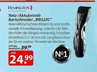 Magro Remington Netz- Akkubetrieb Barschneider „mb320c” Angebot