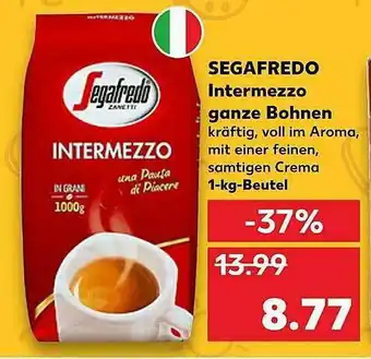 Kaufland Segafredo Intermezzo Ganze Bohnen Angebot